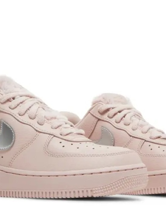 Nike Shoes - Nike Wmns Air Force 1 Pink Leather'Faux Sherpa Fur' sz 8